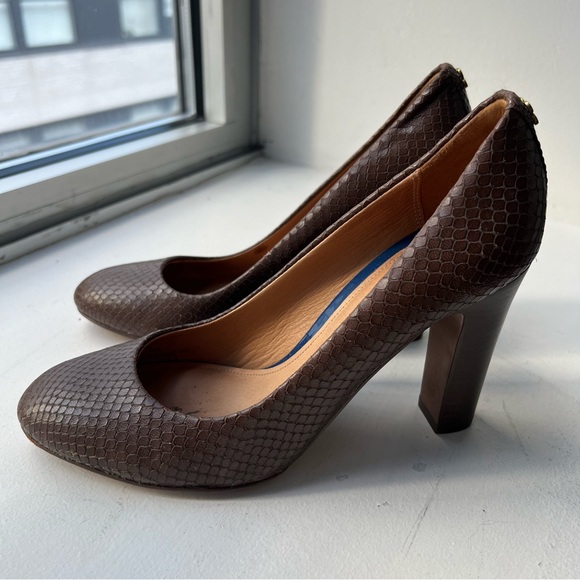 Coach brown python heels - Picture 4 of 5